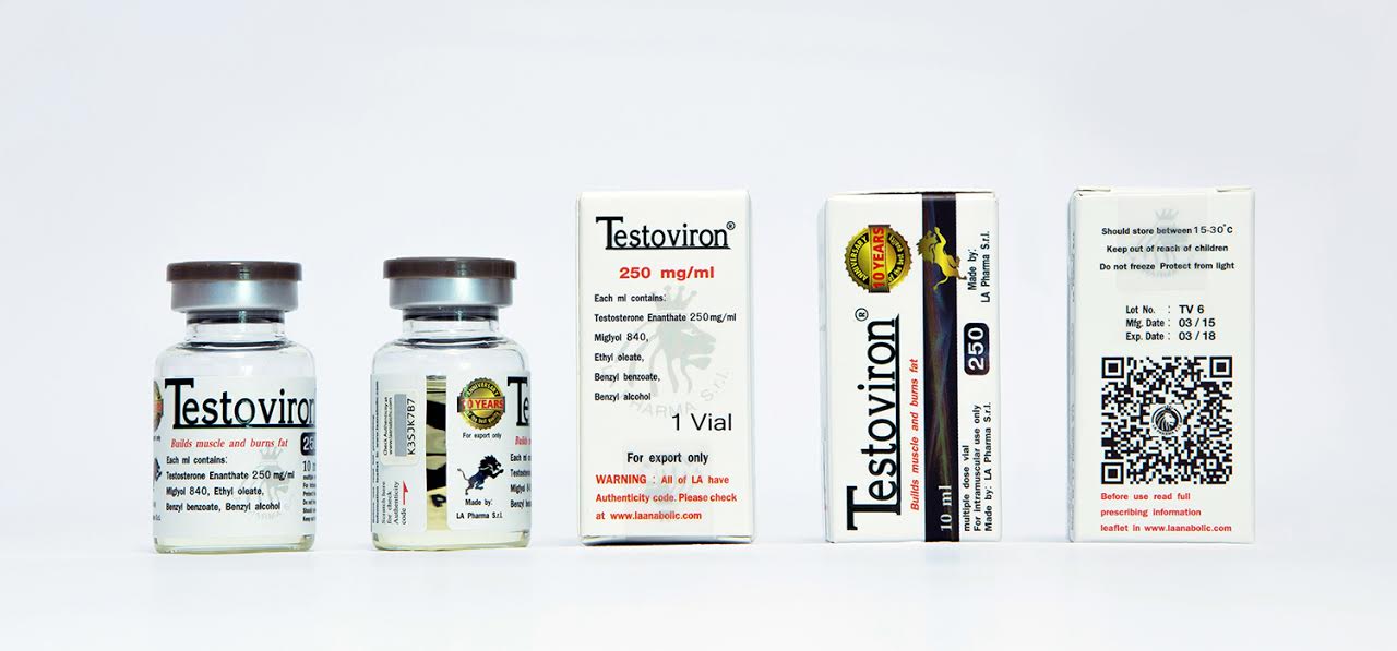 Test Enanthate/LA Pharma /250 mg/ml in 10 ml Vial